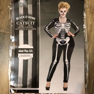 Woman’s skeleton suit